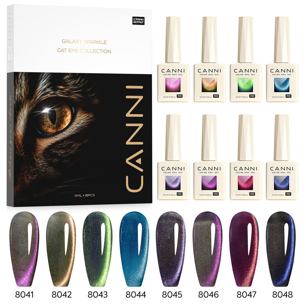 Cat Eye Gel Polish 8 Colors Set - Starry Sky Miracle – CANNI Official