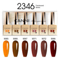Coffret de 6 couleurs de gel pour ongles 9 ml