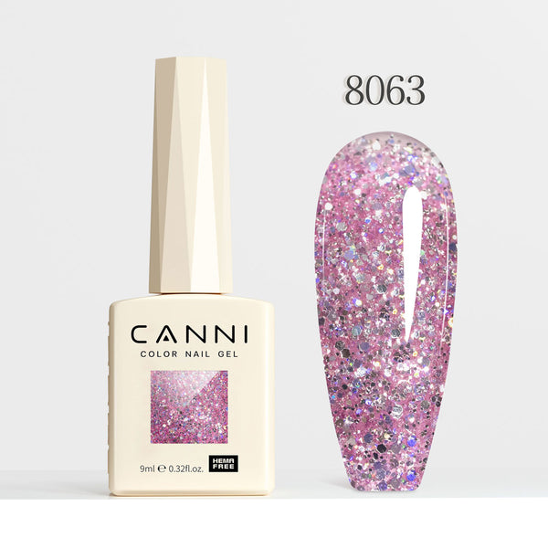 Gel à ongles pailleté 9 ml