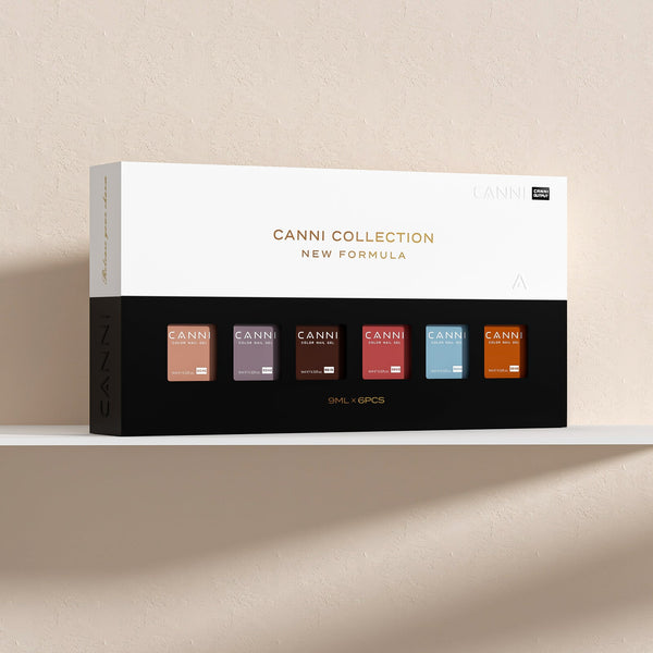 Palette Boho Chic - Gel à ongles 9 ml, 6 couleurs - 2304