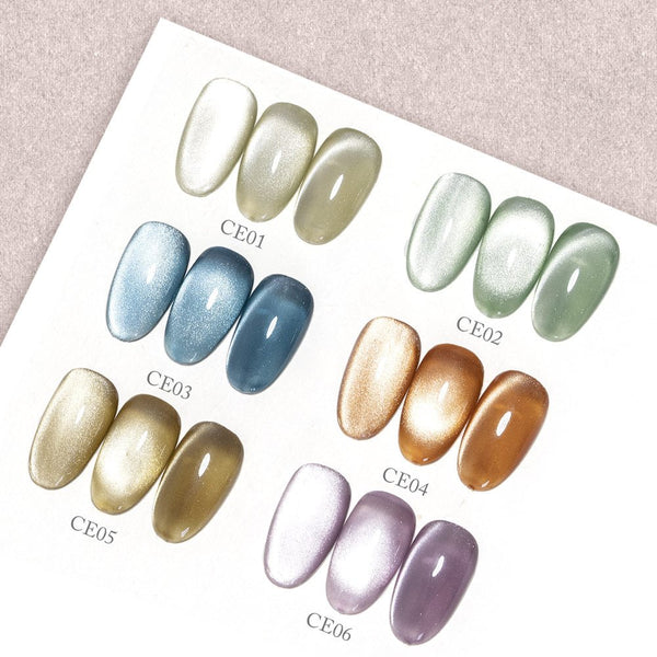 Crystal Galaxy Cat Eye Gel 30 Colors Set