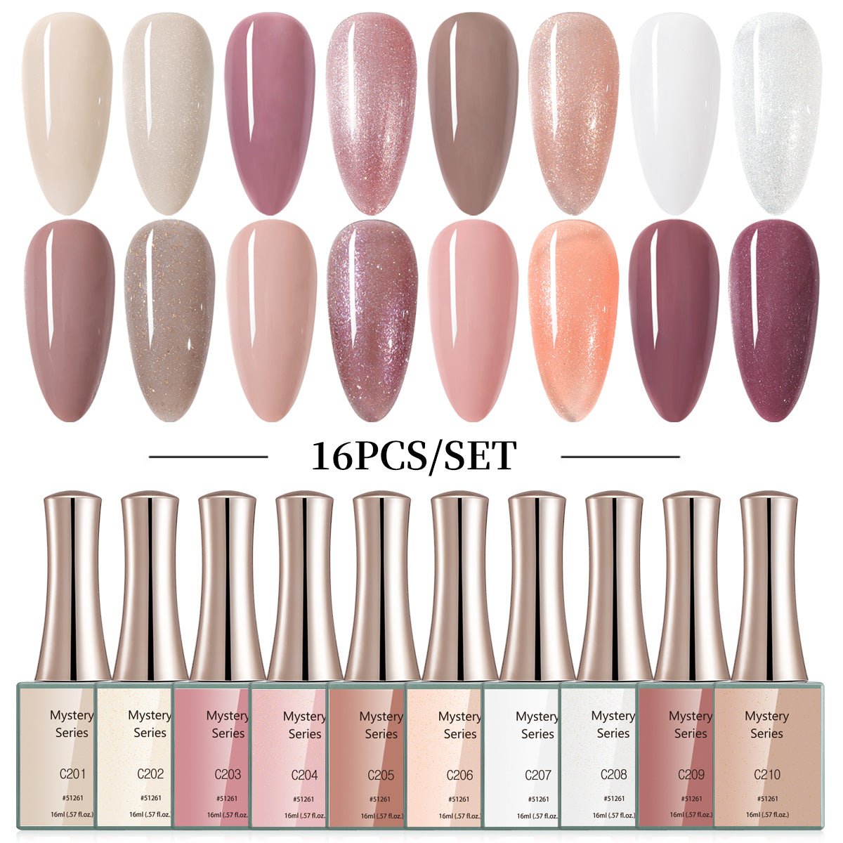Mystery - 16 Colors Gel Polish Set | CANNI Official