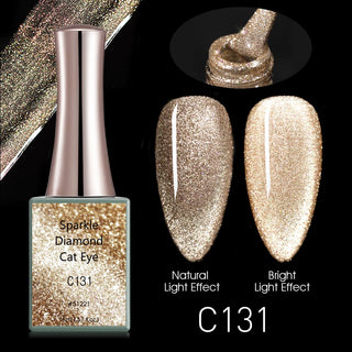 Buy c131 Sparkle Diamond Cat Eye gel  C127-C132