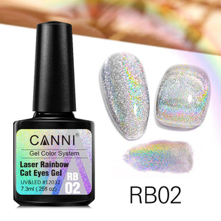Buy rb02 Laser Rainbow Cat Eyes Gel
