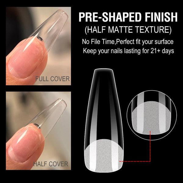12 Size Gel Nail Tips 240 Pcs