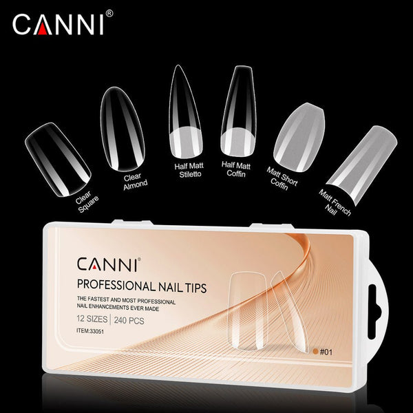 12 Size Gel Nail Tips 240 Pcs