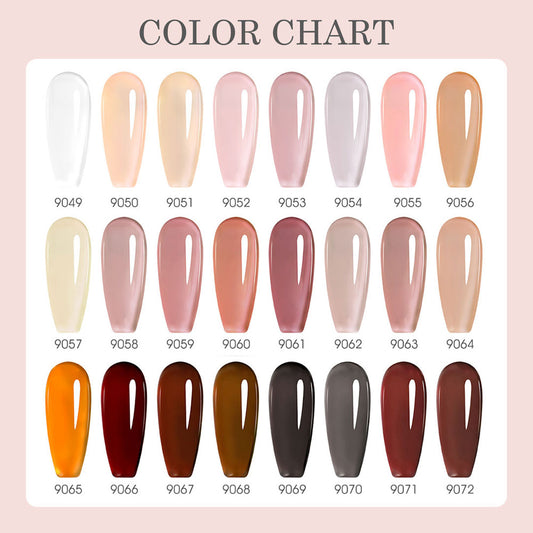 CC3 - 30pcs Gel Polish Kit - Translucent Color