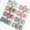 Cat Eye Gel Polish 8 Colors Set - Iridescent Dream