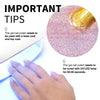 Glitter Gel Polish 8 Colors Set - Aurora Collection