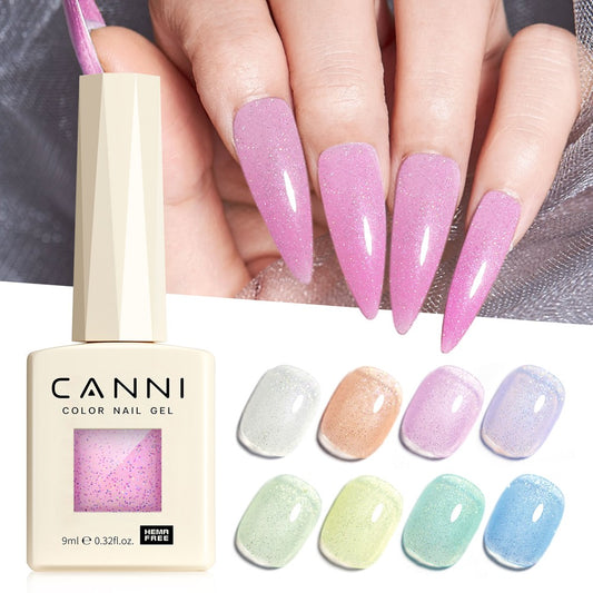 Gel de uñas con purpurina de 9 ml - Serie Fairy Glitter