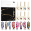 Esmalte en gel con purpurina (8 colores) - Colección Glitz Flash