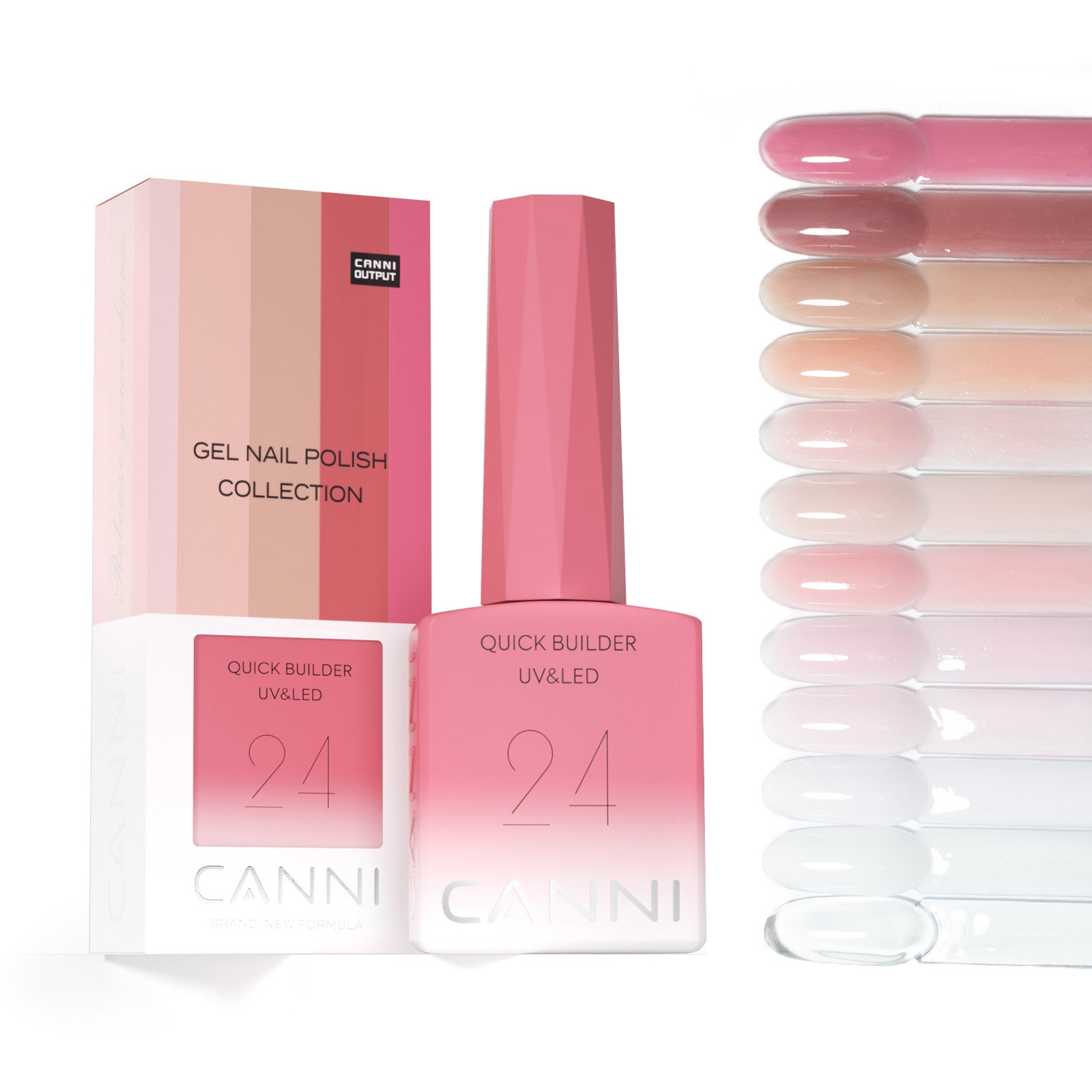 CANNI Quick Builder Gel shades