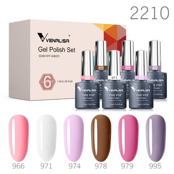 Venalisa 6 Colors Gift Set - One Step Gel