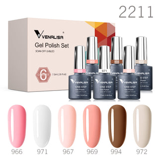 Buy 2211 Venalisa 6 Colors Gift Set - One Step Gel