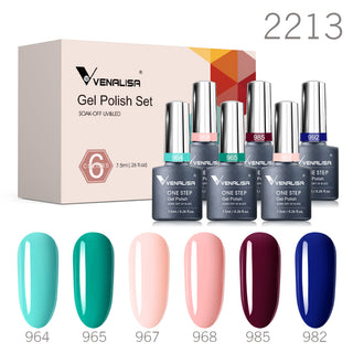 Buy 2213 Venalisa 6 Colors Gift Set - One Step Gel