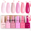 Pink Champagne Dreams Kit - 9ml Hema Free Nail Gel 6 Colors Set