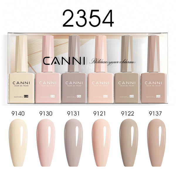 9ML Nail Gel 6 Colors Set