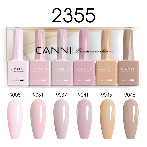 9ML Nail Gel 6 Colors Set