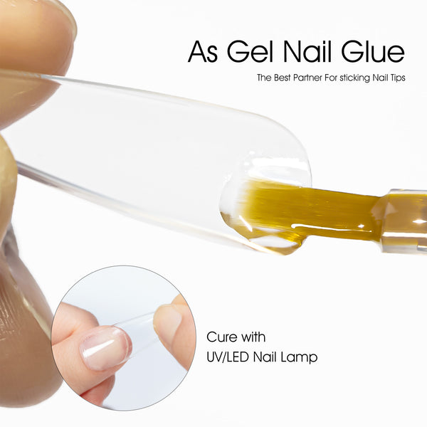 Pegamento para puntas de uñas HEMA FREE 9 ml