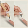 Double head magnet with wooden handle