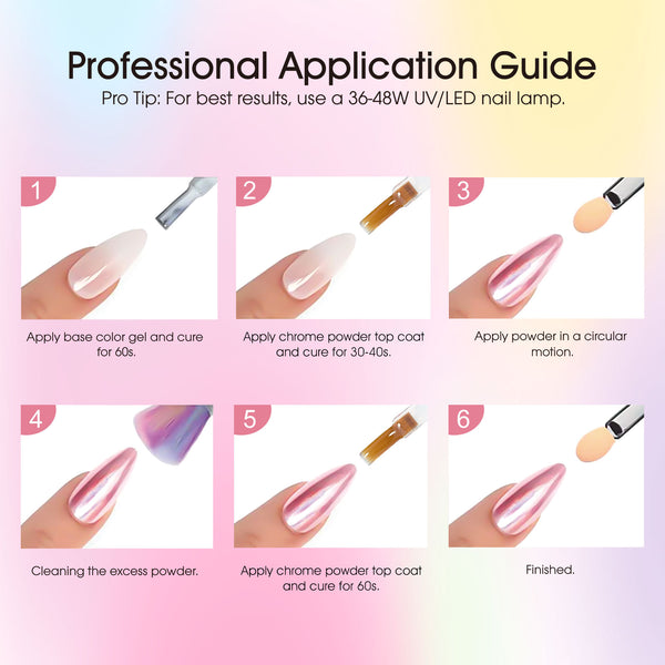 Top Coat Pour Poudre Chromée 9ml