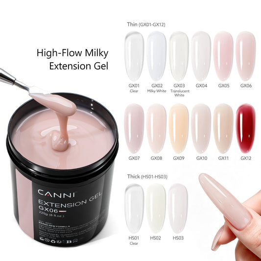 225g High-Flow Milky Extension Gel