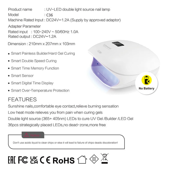 48W UV&LED Nail Lamp 2.0