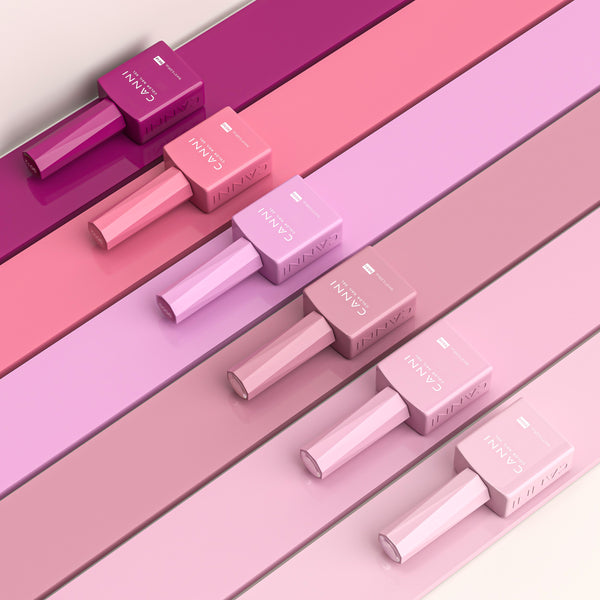 Pink Champagne Dreams Kit - 9ml Hema Free Nail Gel 6 Colors Set-2302