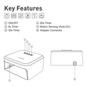 Lampe à ongles à séchage rapide 48 W Max