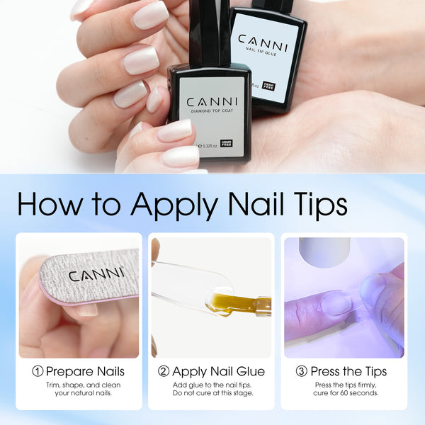 Pegamento para puntas de uñas HEMA FREE 9 ml