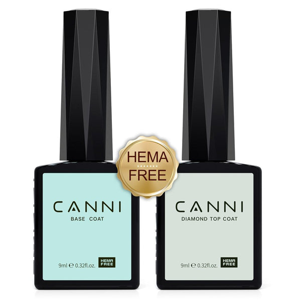 9ml Bese and Top Coat 2pcs Set - Hema Free
