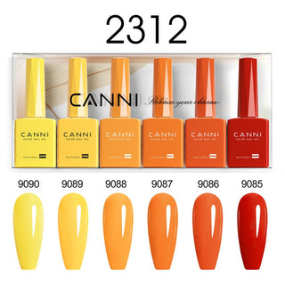 Buy 2312 9ml Hema Free Nail Gel 6 Colors Set