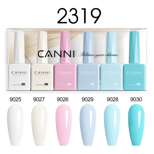 9ml Hema Free Nail Gel 6 Colors Set