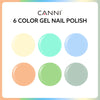 Aqua Lagoon Delight Kit - 9ml Nail Gel 6 Colors Set-2318