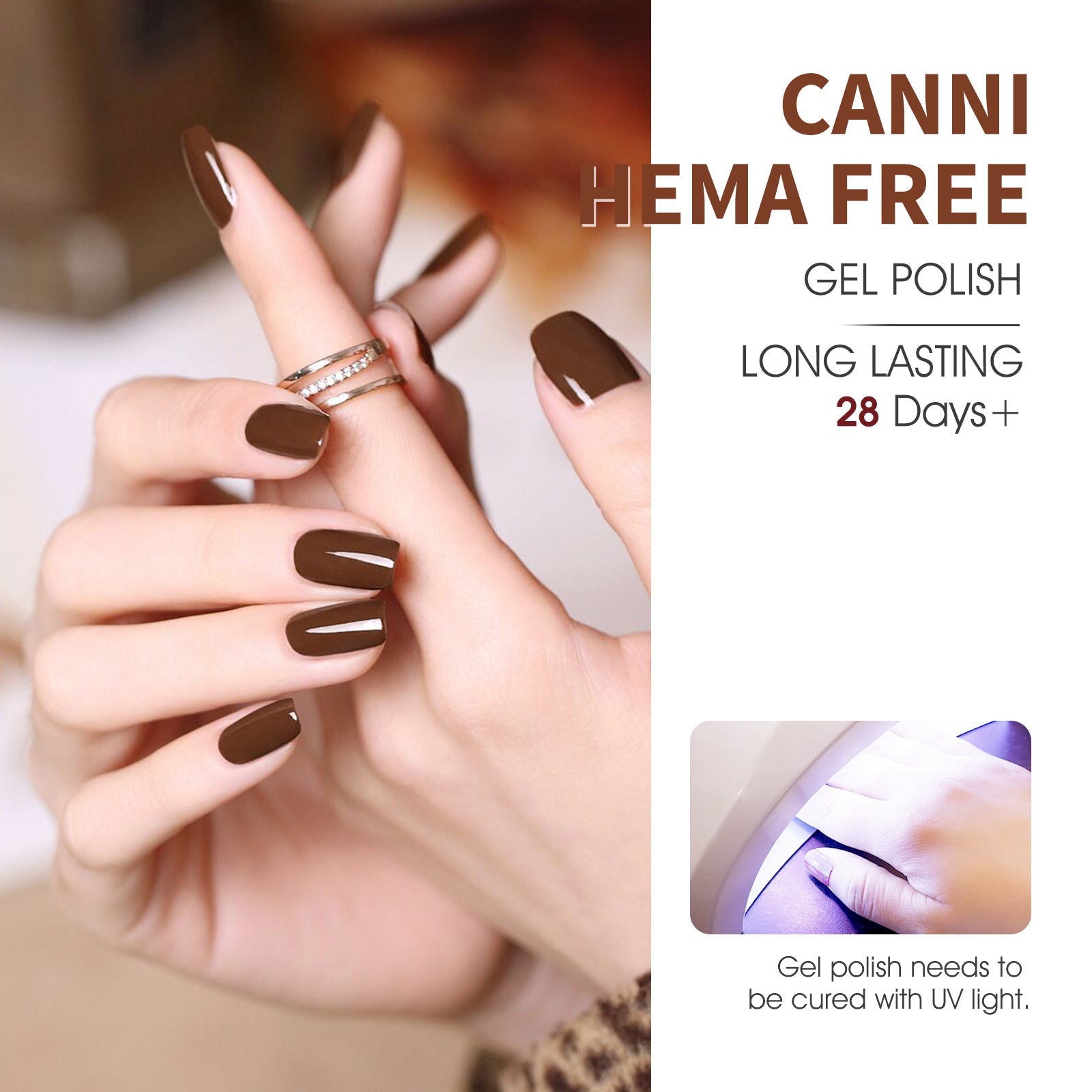 キューティフル　ハニーブラウン Caramel Cascade Kit - 9ml Nail Gel 6 Colors Set-2310 – CANNI Official