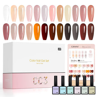CC3 - HEMA FREE 30pcs Gel Polish Kit - Translucent Color