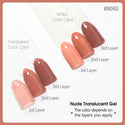 CC3 - HEMA FREE 30pcs Gel Polish Kit - Translucent Color