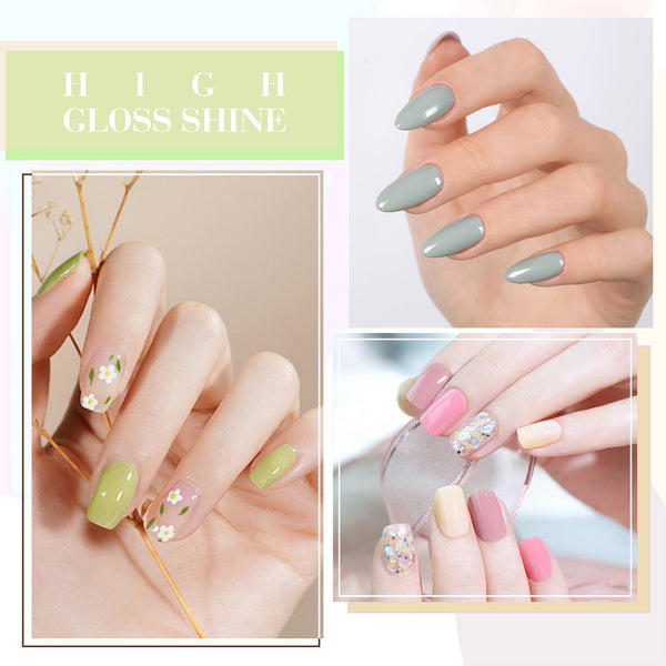 Cherry Blossom Meadows Kit - 9ml Hema Free Nail Gel 6 Colors Set-2320