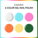 Chic Monochrome Kit - 9ml Hema Free Nail Gel 6 Colors Set-2303