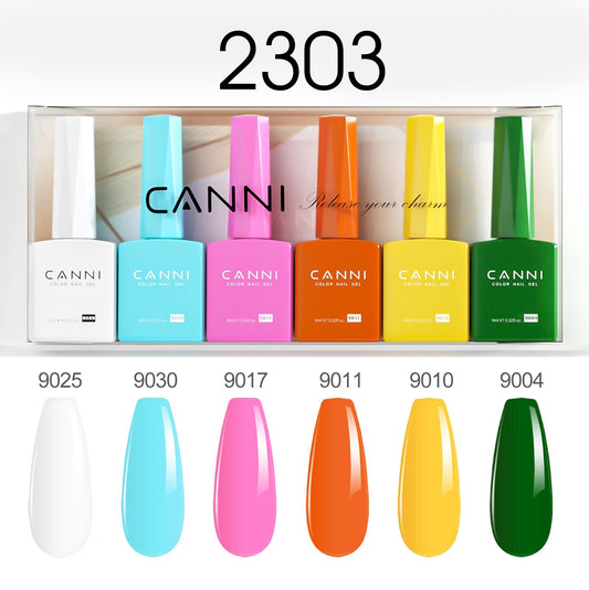 Chic Monochrome Kit - 9ml Nail Gel 6 Colors Set-2303