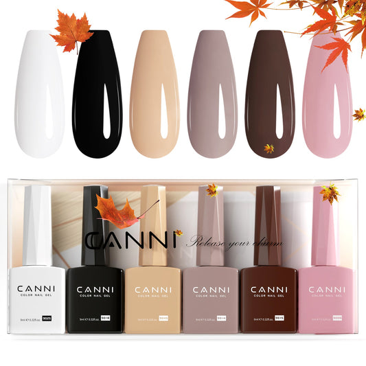 Classic Couture Palette Kit - 9ml Nail Gel 6 Colors Set-2307