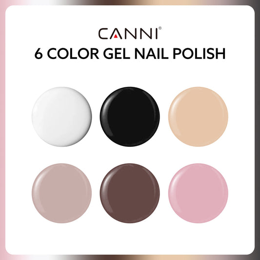 Classic Couture Palette Kit - 9ml Nail Gel 6 Colors Set-2307