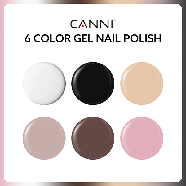 Classic Couture Palette Kit - 9ml Hema Free Nail Gel 6 Colors Set-2307