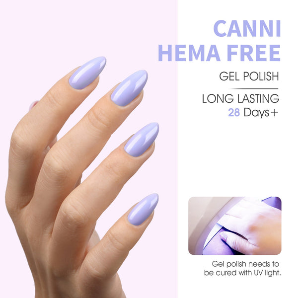 Colorful Kaleidoscope Kit - 9ml Hema Free Nail Gel 6 Colors Set-2305
