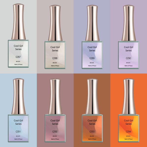 Cool Girl - 8 Colors Gel Polish Set