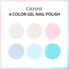 Cotton Candy Kit - 9ml Nail Gel 6 Colors Set-2319