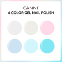 Cotton Candy Kit - 9ml Hema Free Nail Gel 6 Colors Set-2319