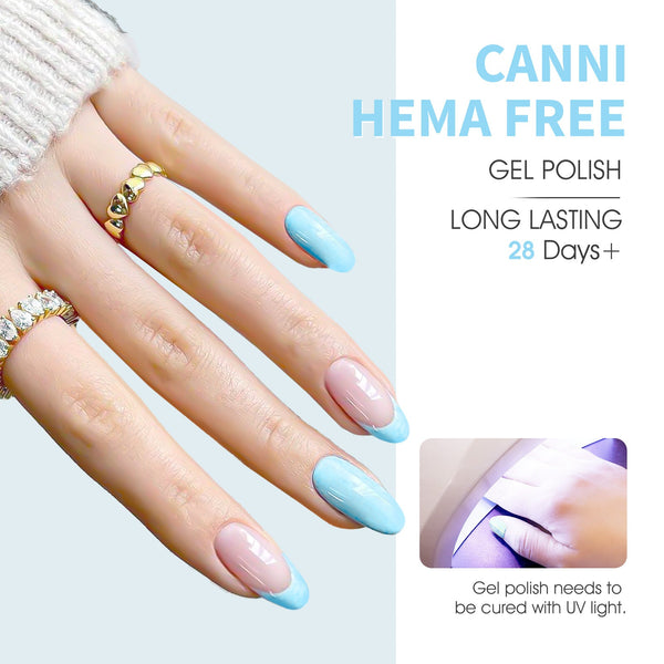 Cotton Candy Kit - 9ml Hema Free Nail Gel 6 Colors Set-2319