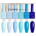 Crystal Clear Waters Kit - 9ml Hema Free Nail Gel 6 Colors Set-2313