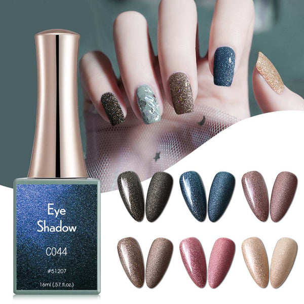 Eye Shadow - 6 Colors Gel Polish Set